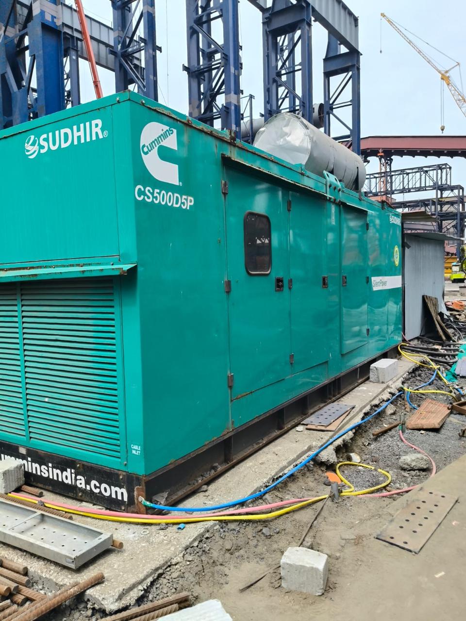 Generator unit close-up